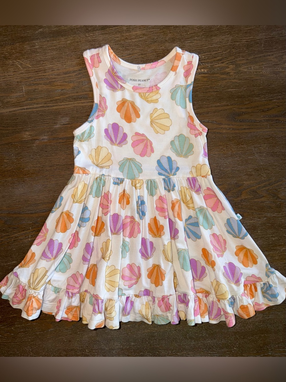 Posh Peanut Clamilla Razorback Twirl Dress size 2T
